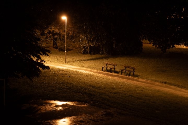 Včera večer v parku... Vyškov, září 2025)